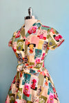 Colorful Vases Print Full Skirt by Tulip B.