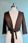 Brown Knit Sweet Sweater by Heart of Haute