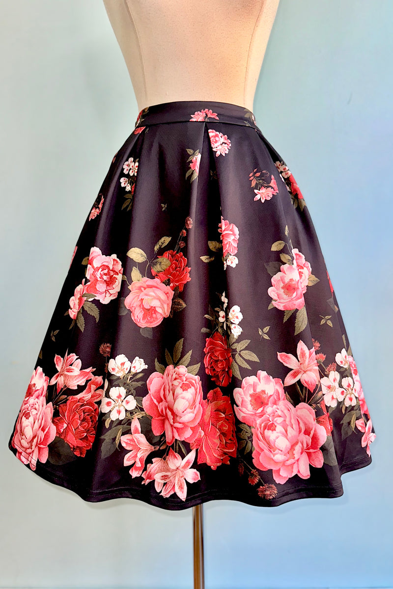 Red Roses Carolyn Skirt by Dolly & Dotty