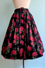 Roses Pleated Skirt by Banned