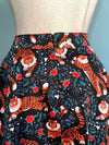 Tiger Flower Field Full Skirt by Eva Rose