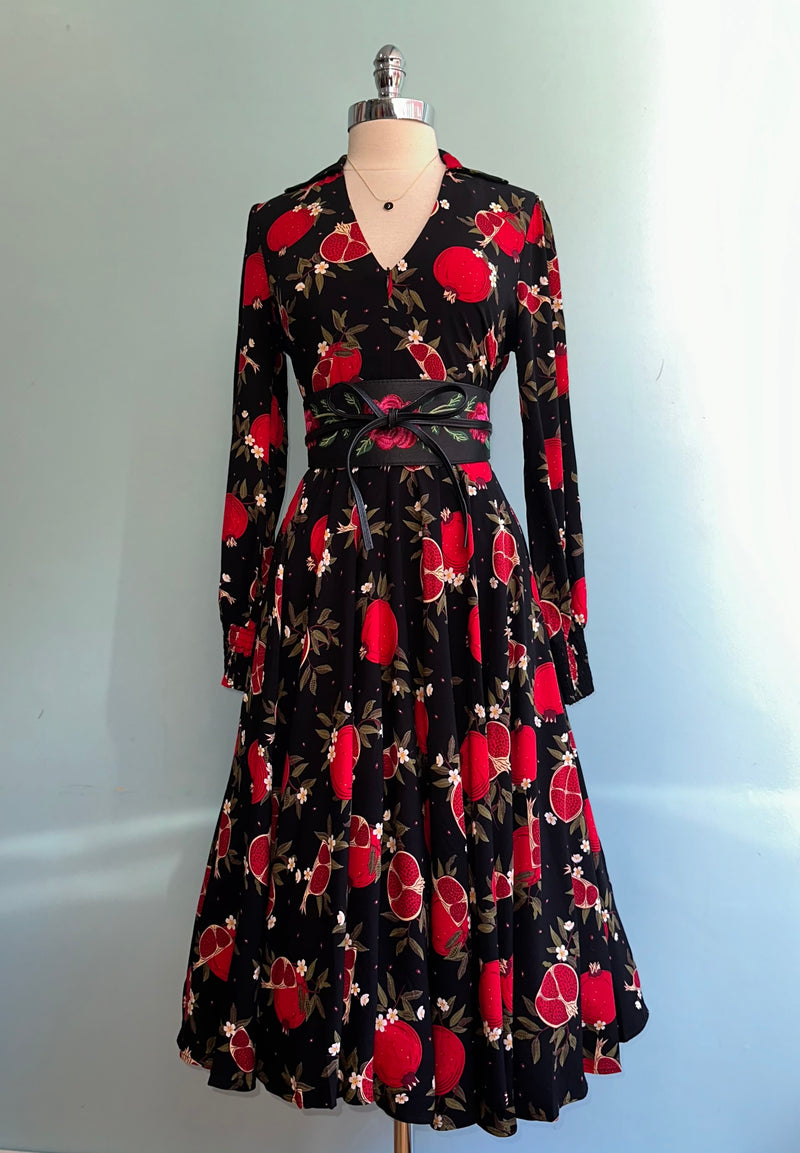 Pomegranate Shirt Dress by Banned Modern Millie Pomegranate Shirt Dress by Banned Modern Millie