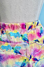 Rainbow Birds Clara Skirt by Miss Lulo