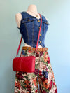 Floral Tapestry Barrel Leg Cropped Pants