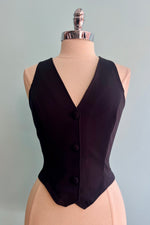 Black Light Weight Vest by Heart of Haute