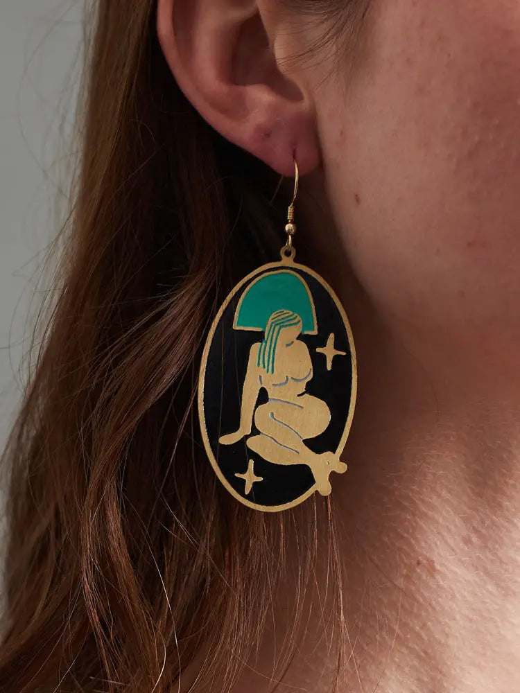 Curio Drop Earrings by Mata Traders