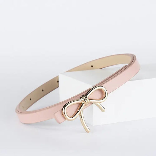 Skinny Gold Bow Belt in Multiple Colors