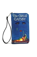 The Great Gatsby Book Wallet in Blue