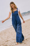 Chambray Overalls Jumpsuit