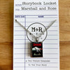 Dracula Lingering Hand Book Locket Necklace by Marshall and Rose