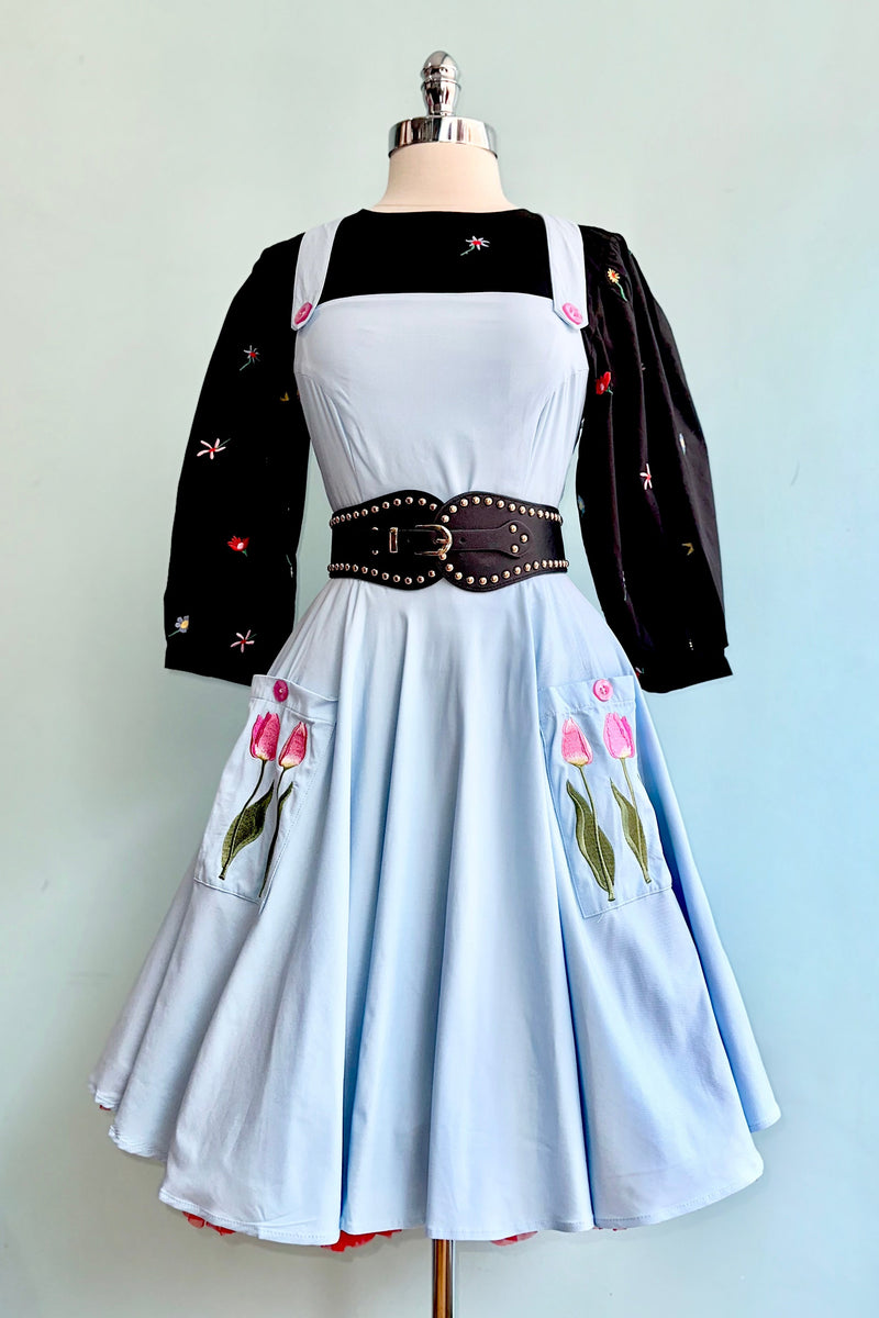 Tulip Pinafore Dress by Hell Bunny – Modern Millie