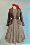 Black and Brown Plaid Wilma Dress by Banned