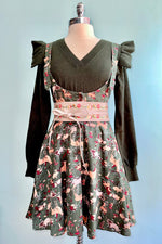 Woodland Creatures Pinafore Skirt by Banned