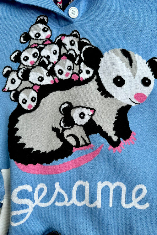 Varsity Possum Sweater by Sesame the Opossum