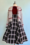 Fair Isle Toggle Button Cardigan Sweater
