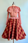 Autumn Plaid Flannel Circle Skirt by Heart of Haute