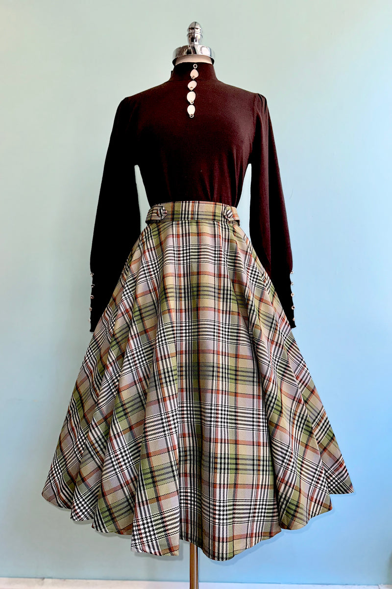 Chocolate Brown Keyhole Sweater by Molly Bracken