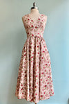 Pink Floral Lysandra Midi Dress by Timeless London
