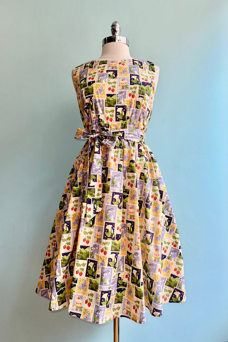 Spring Stamps Dress by Tulip B.