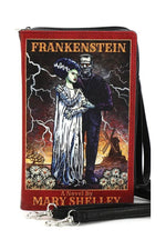 Frankenstein Cross-body Book Bag in Black