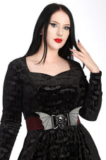 Storm Skull Belt in Burgundy by Banned