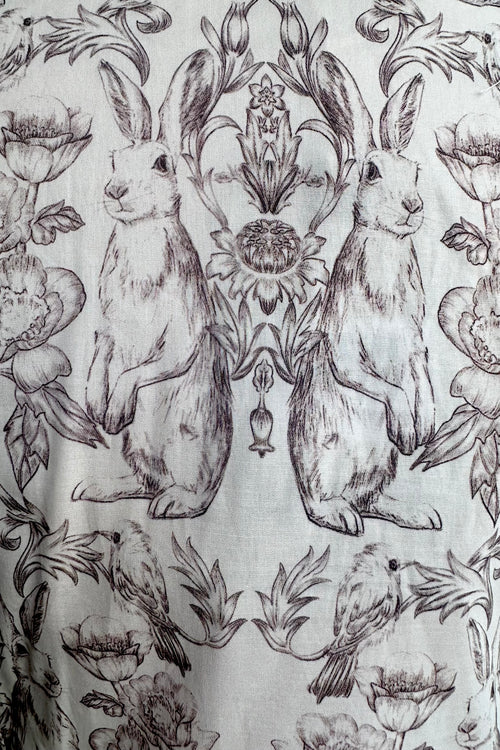Off-White Bunny Toile Blouse by Banned