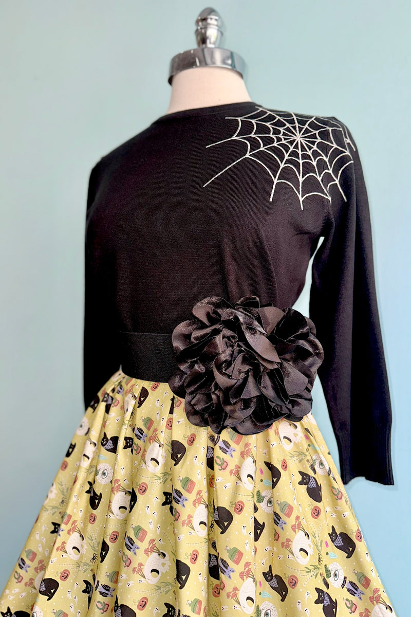 Mystical Cats Doris Skirt by Retrolicious – Modern Millie