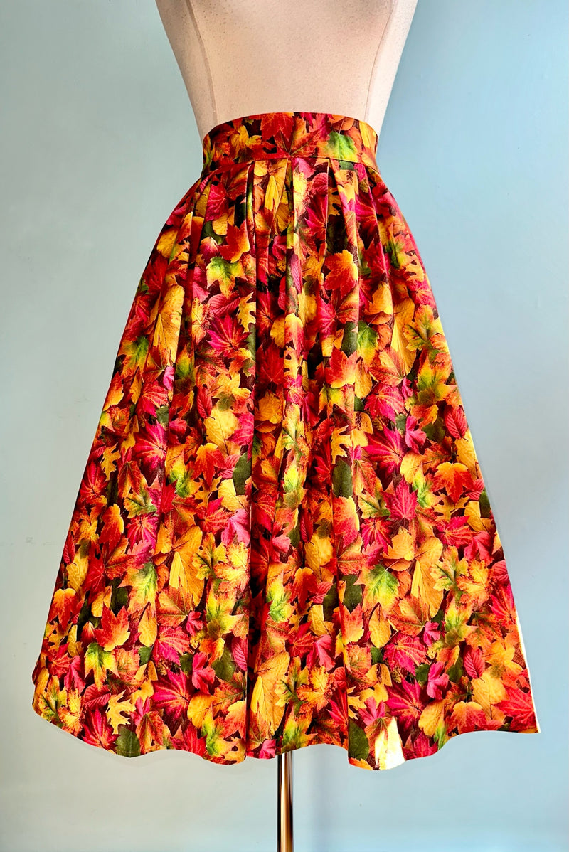 Fall Foliage Doris Skirt by Retrolicious
