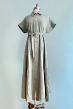 Sage Maxi Tie Dress