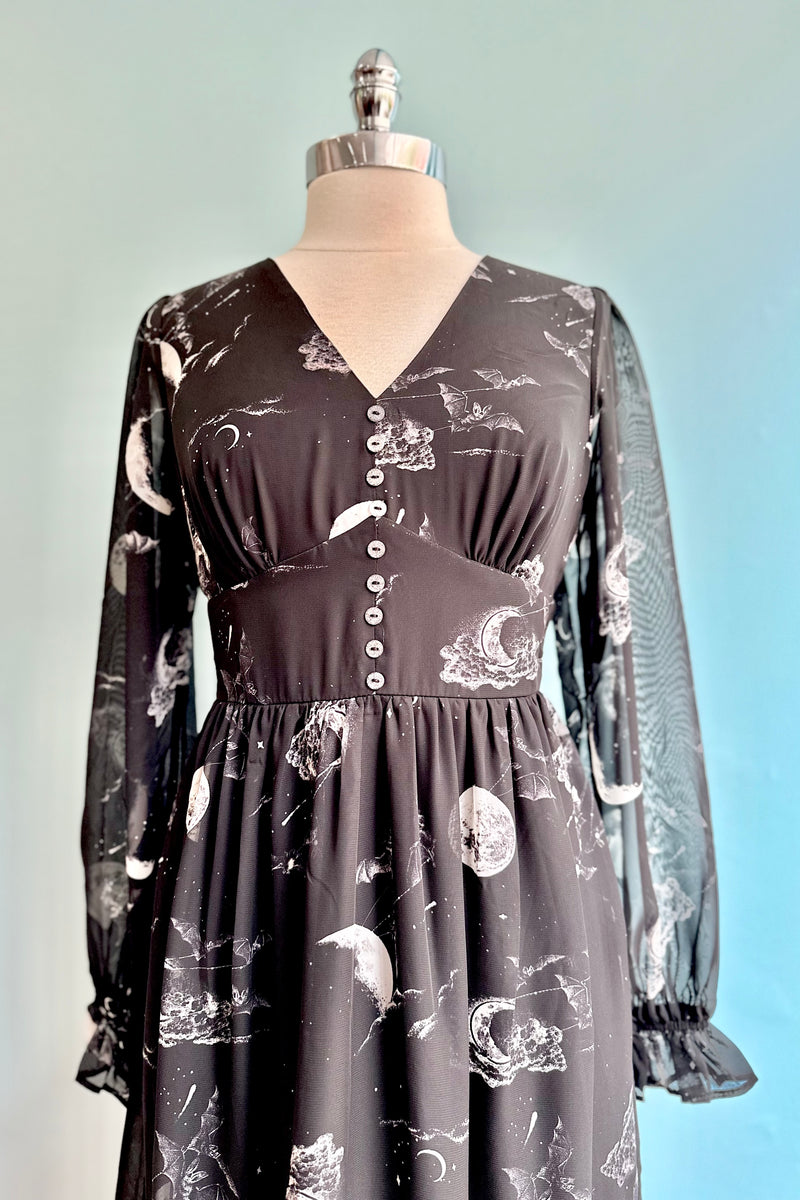 Over the Moon Dress by Hell Bunny