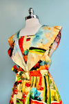 Village Sunrise Frill Front Dress by Love Your Look London