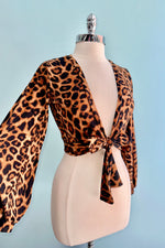 Leopard Grace Full Sleeve Sweet Sweater by Heart of Haute