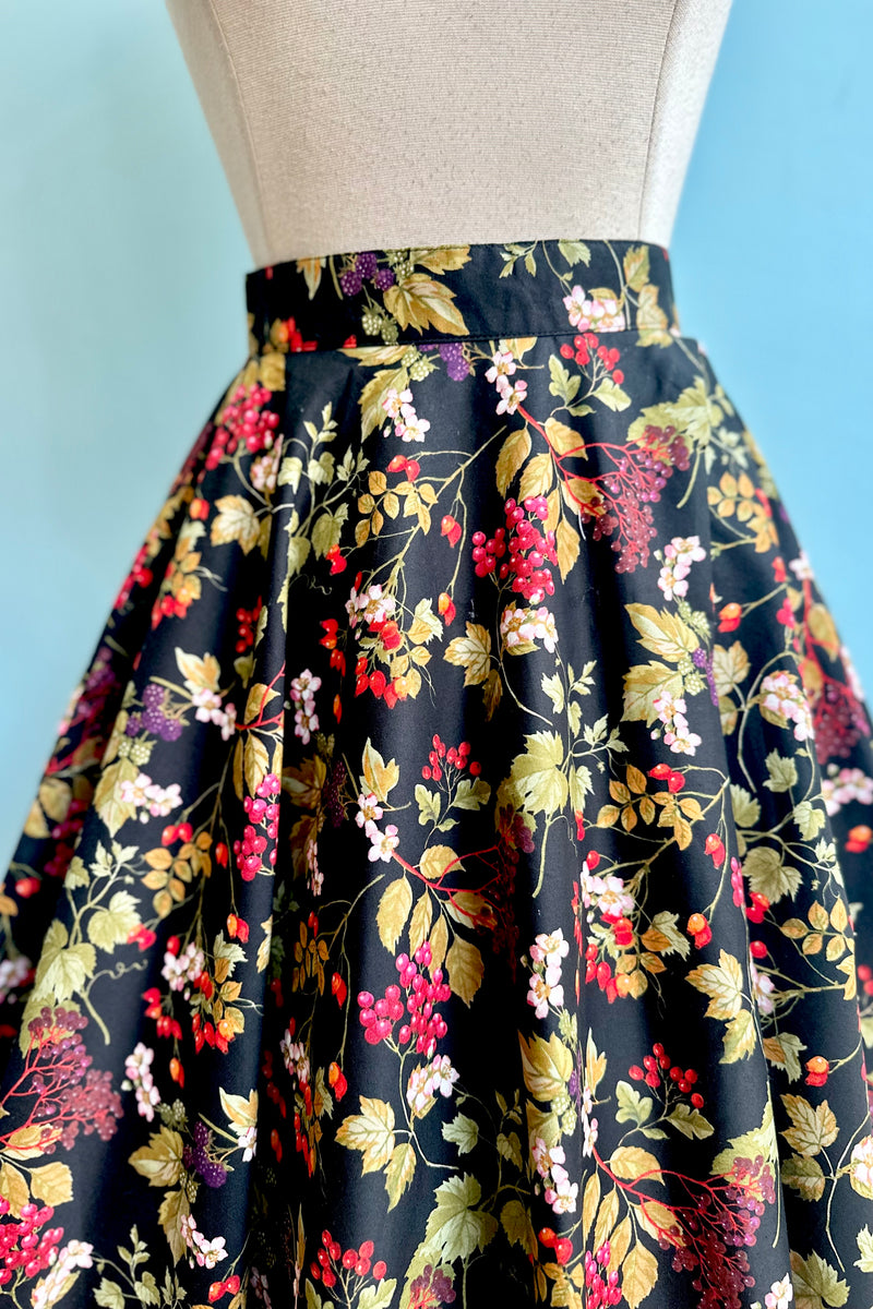 Edwina Autumn Skirt by Hell Bunny