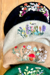 Hand Embroidered Berets in Different Colors!