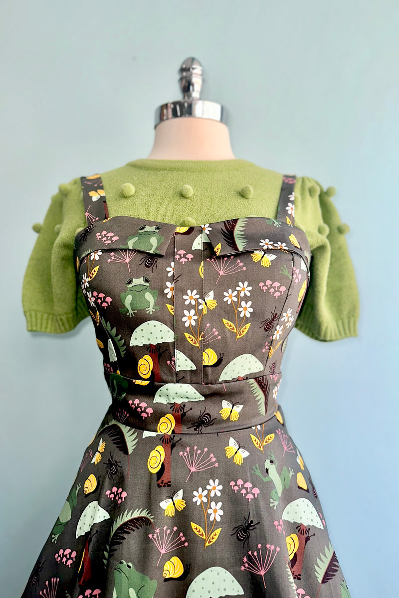 long frog dress Lady Long Lace Cheongsam Dress Frog Button Faux Fur Trim Elegant Vintage Ethnic