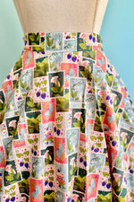 Spring Stamps Full Skirt by Tulip B.