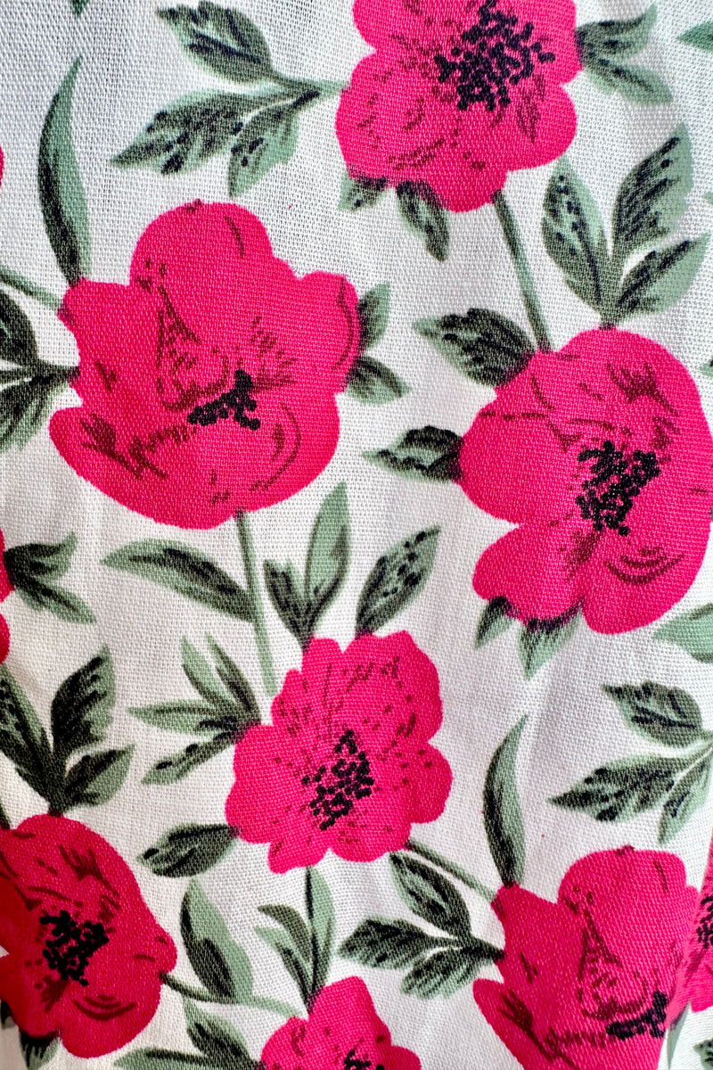 Red Floral Full Skirt by Tulip B.