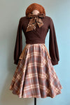 Brown Fox Estelle Tie-Neck Blouse by Heart of Haute