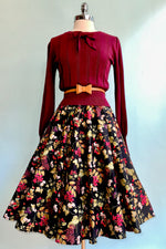 Edwina Autumn Skirt by Hell Bunny
