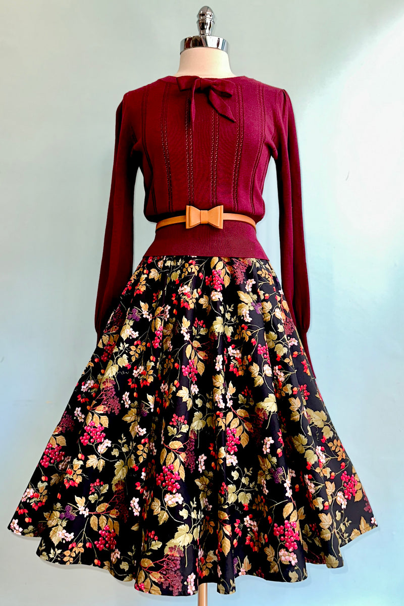 Edwina Autumn Skirt by Hell Bunny