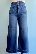 Super Soft Cropped Wide Leg Jeans by Mica Denim