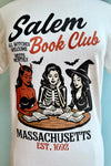 Salem Book Club T-Shirt in White