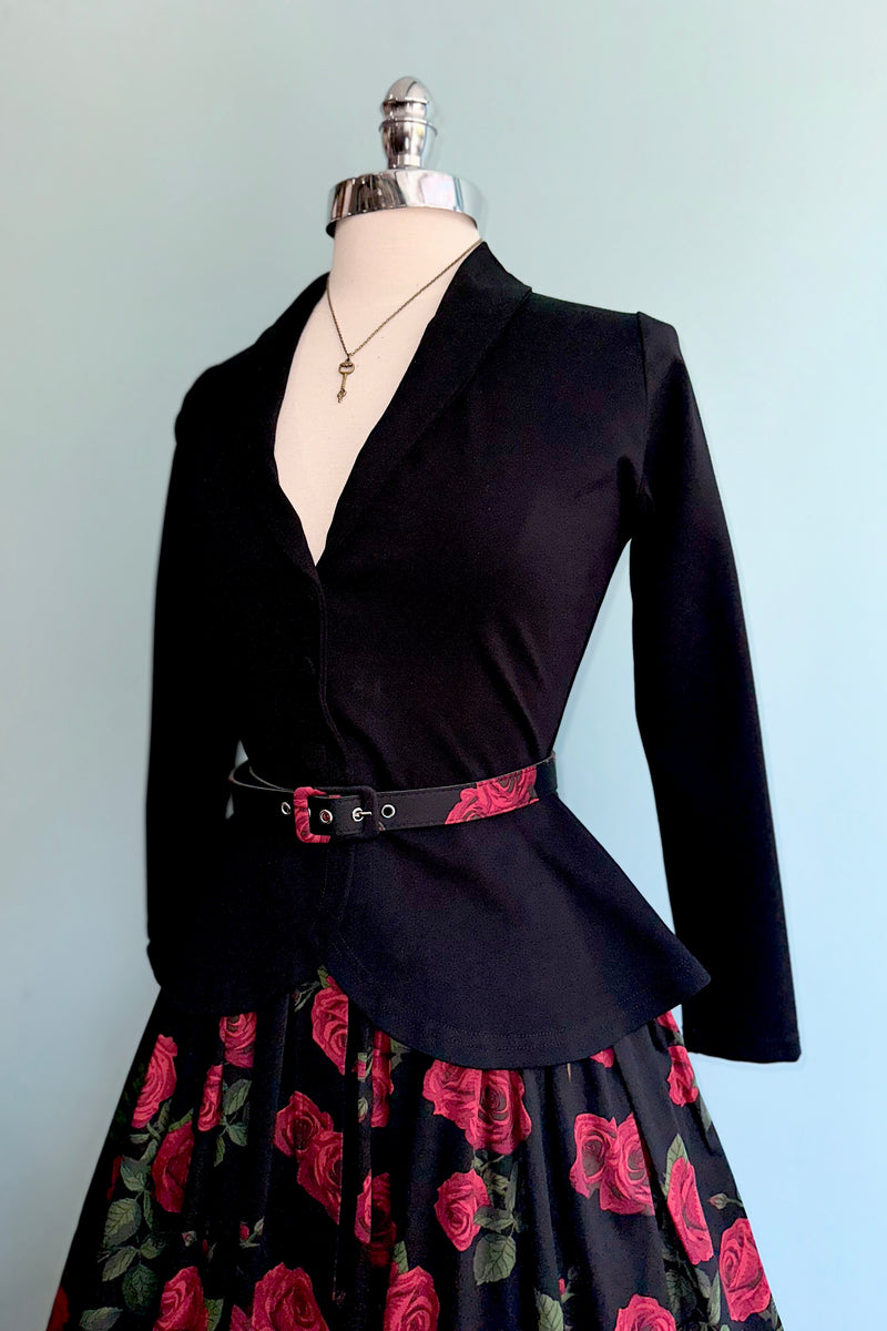 Roses Pleated Skirt by Banned