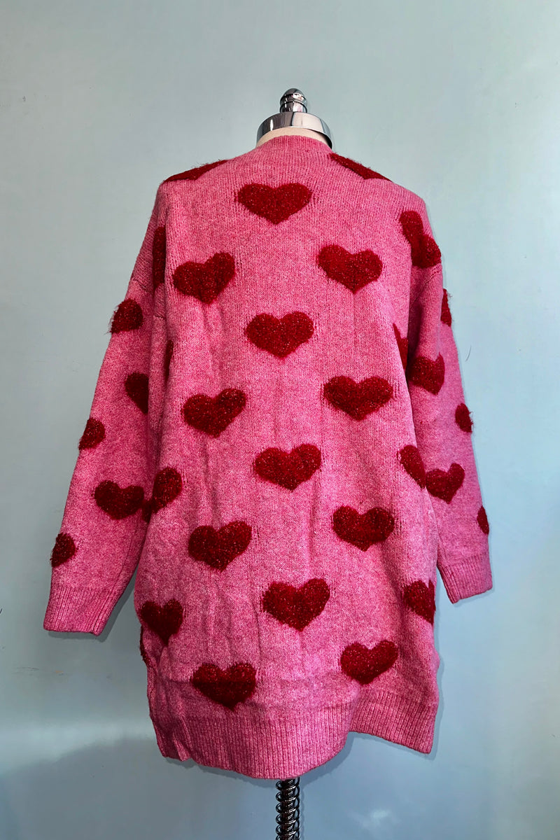 Lazy oaf all top my heart cardigan