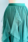 Pleated Tulle Skirt O/S Multiple Colors