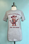 You've Buttered Your Last Biscuit Western Cat T-Shirt in Grey