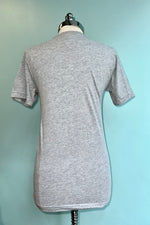 You've Buttered Your Last Biscuit Western Cat T-Shirt in Grey
