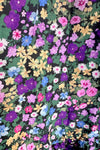 Purple Ditsy Floral Smocked Dress