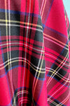 Red Plaid Circle Skirt by Banned
