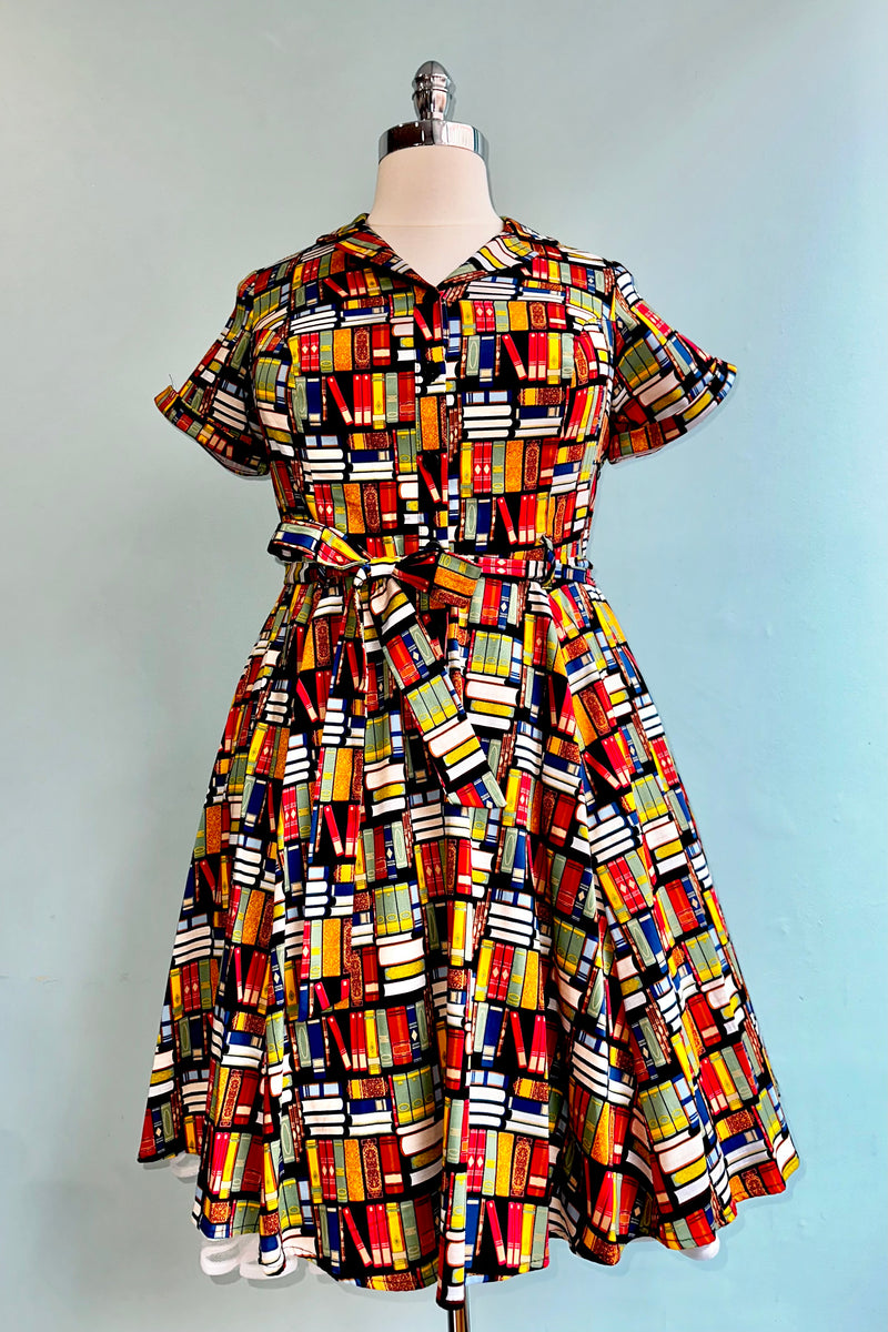 Book Knee-Length Shirtwaist Dress by Eva Rose